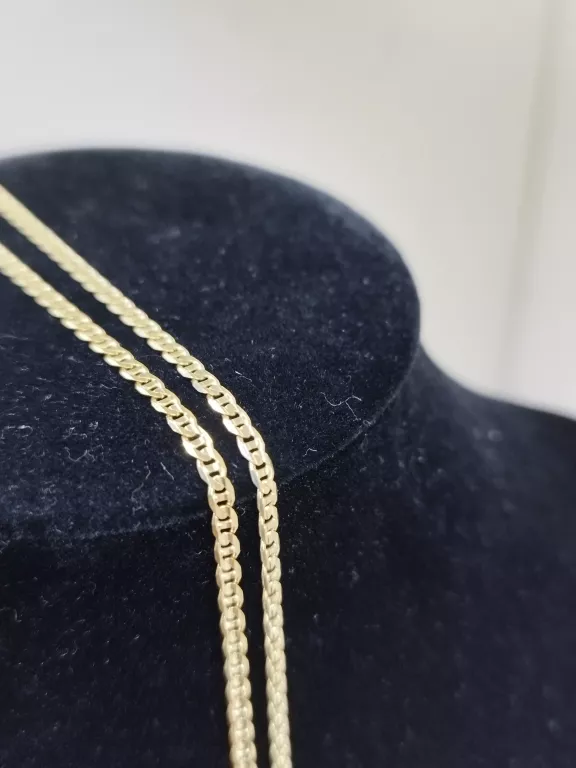 ZŁOTY ŁAŃCUSZEK 55CM ZŁOTO 585