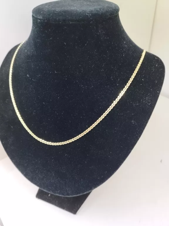 ZŁOTY ŁAŃCUSZEK 55CM ZŁOTO 585