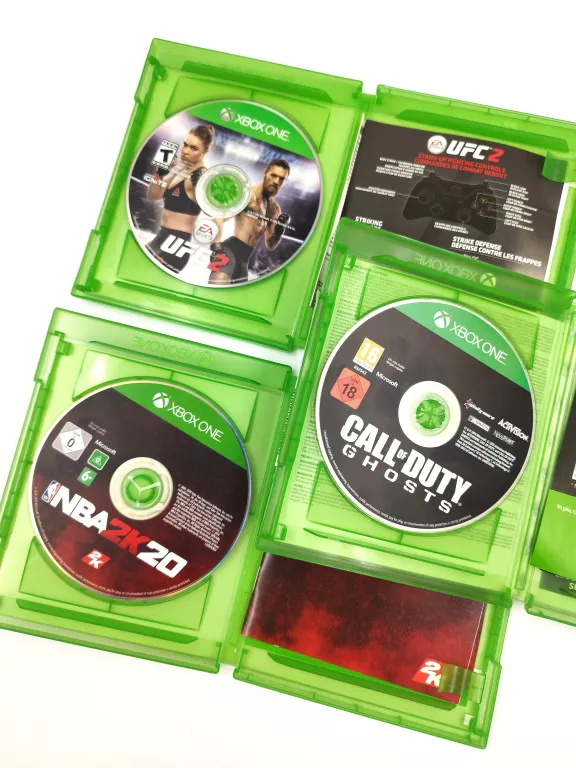 ZESTAW TRZECH GIER NA XBOX ONE
