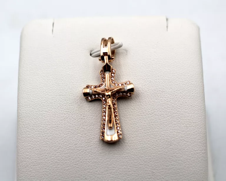 ZŁOTA ZAWIESZKA KRZYŻ P585 W. 4,40G