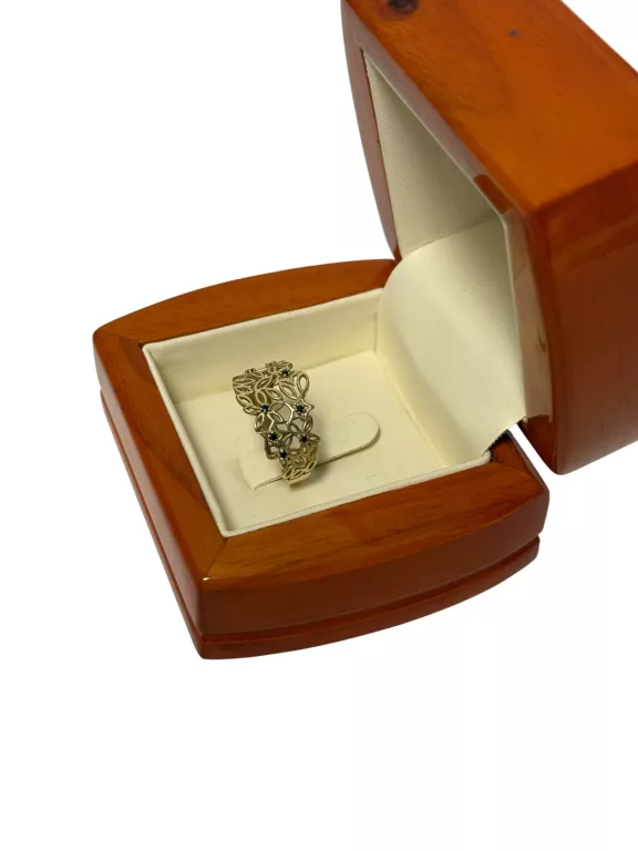 PIĘKNY ZŁOTY PIERŚCIONEK!