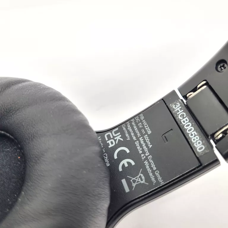 SŁUCHAWKI NAUSZNE BEZPRZEWODOWE PANASONIC RB-HX220B
