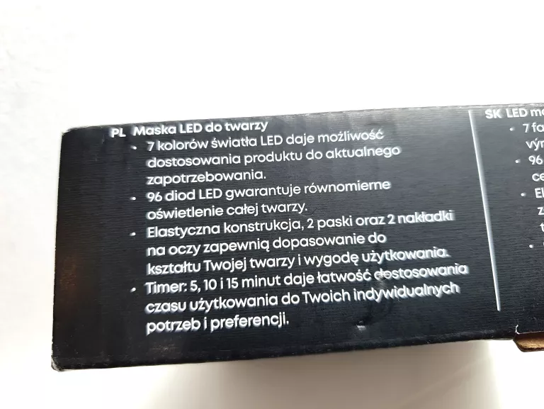 MASKA LED DO TWARZY HOFFEN EXPERT