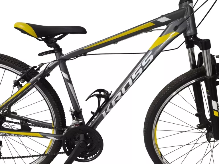 ROWER GÓRSKI KROSS HEXAGON 2.0 RAMA 17" KOŁO 27,5" GRAFITOWO-ŻÓŁTY