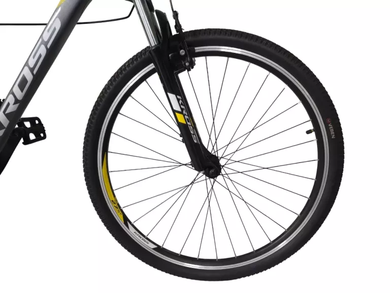 ROWER GÓRSKI KROSS HEXAGON 2.0 RAMA 17" KOŁO 27,5" GRAFITOWO-ŻÓŁTY