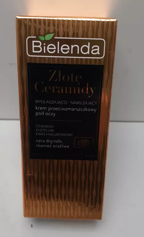 BIELENDA ZŁOTE CERAMIDY WYGŁADZAJĄCO - NAWILŻAJĄCY KREM POD OCZY 15ML