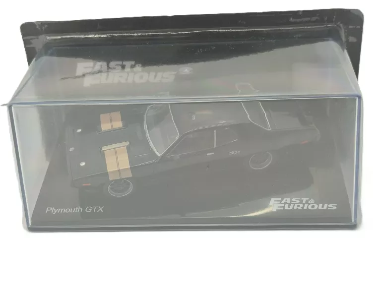 SZYBCY I WŚCIEKLI PLYMOUTH GTX - CZARNY