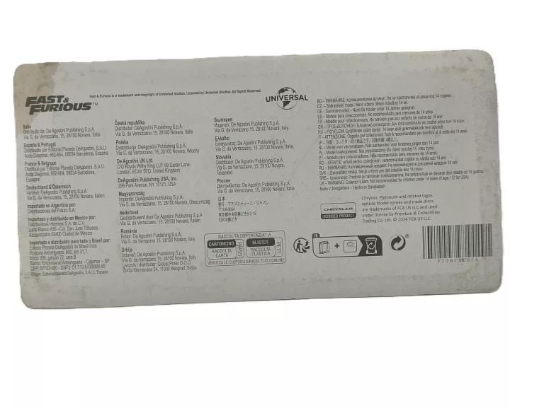 SZYBCY I WŚCIEKLI PLYMOUTH GTX - CZARNY