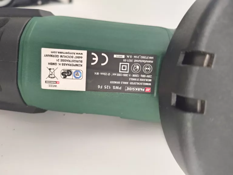 SZLIFIERKA KĄTOWA PARKSIDE PWS 125 F6 1200W