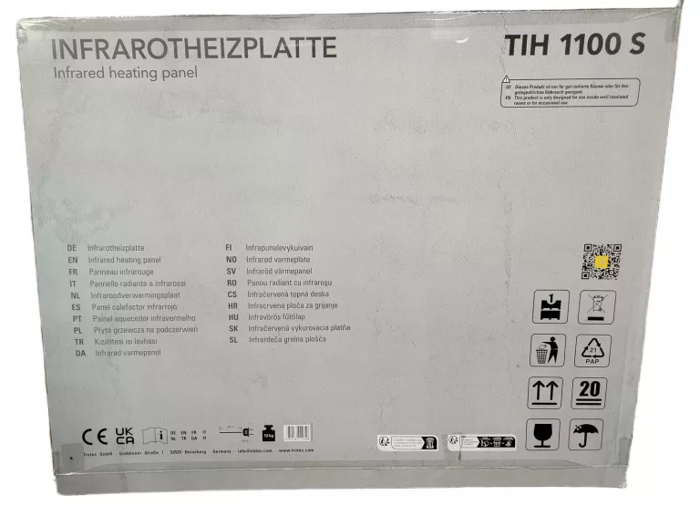 GRZEJNIK NA PODCZERWIEŃ TROTEC TIH1100S