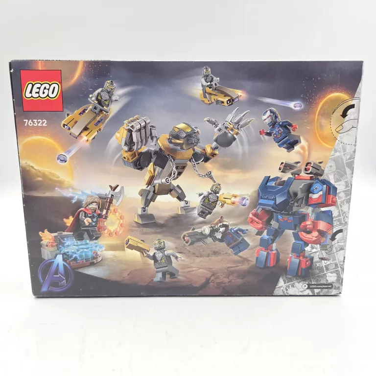 LEGO MARVEL 76322 AVENGERS: KONIEC GRY THOR KONTRA CHITAURI
