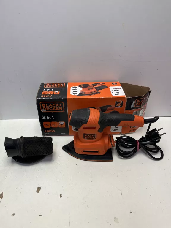 SZLIFIERKA OSCYLACYJNA BLACK&DECKER 200 W BEW200