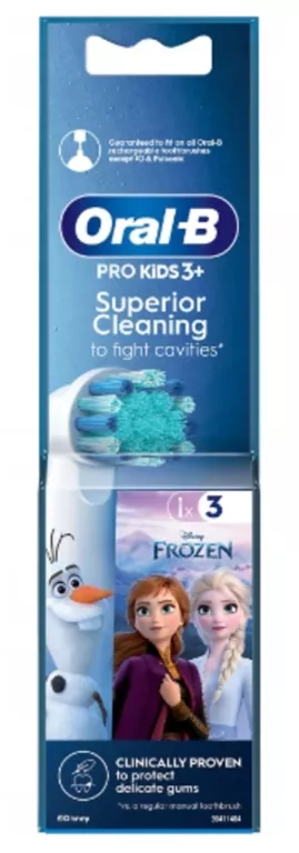 KOŃCÓWKI DO SZCZOTECZKI ELEKTRYCZNEJ ORAL-B EB10S KIDS 3+ FROZEN2 3SZT.