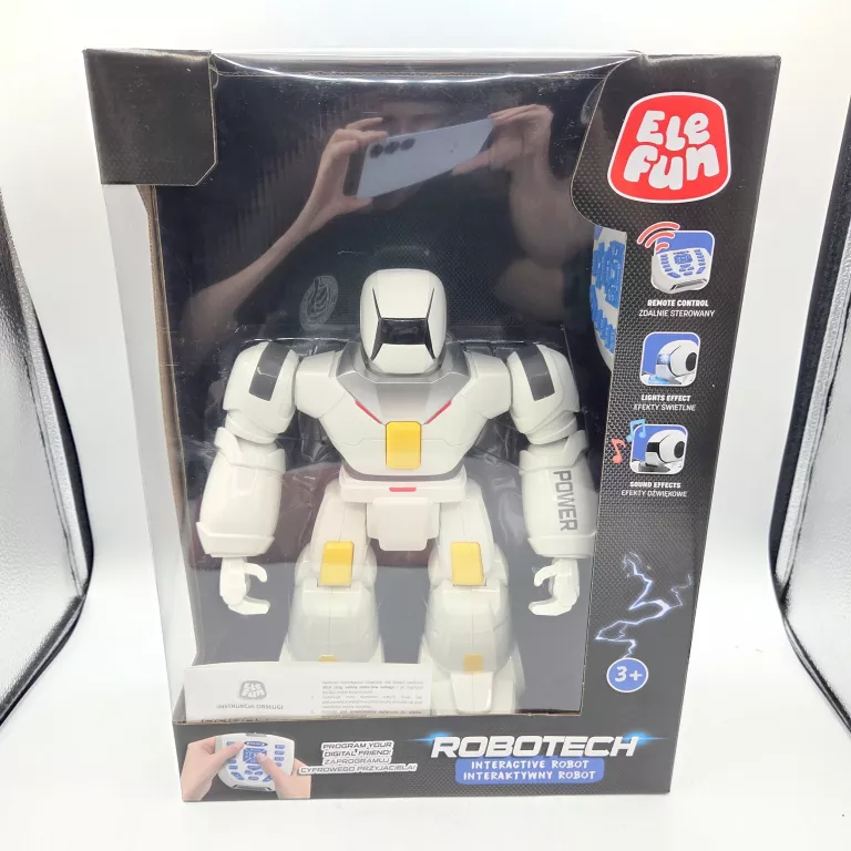 INTERAKTYWNY ROBOT ELEFUN ROBOTECH ZDLANIE STEROWANY Z PILOTEM