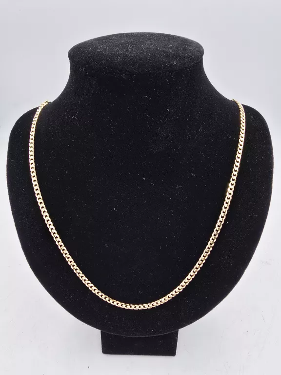 ZŁOTY ŁAŃCUSZEK PANCERKA  14K./9.58G./60CM.