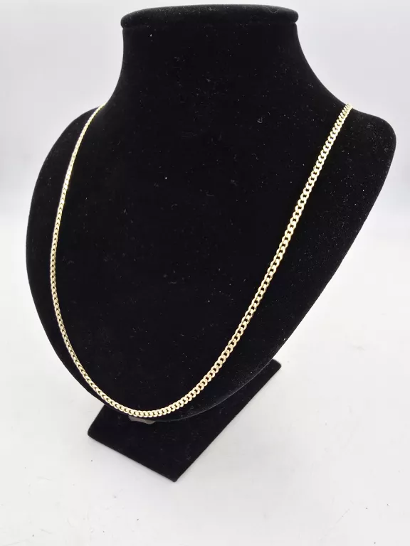 ZŁOTY ŁAŃCUSZEK PANCERKA  14K./9.58G./60CM.