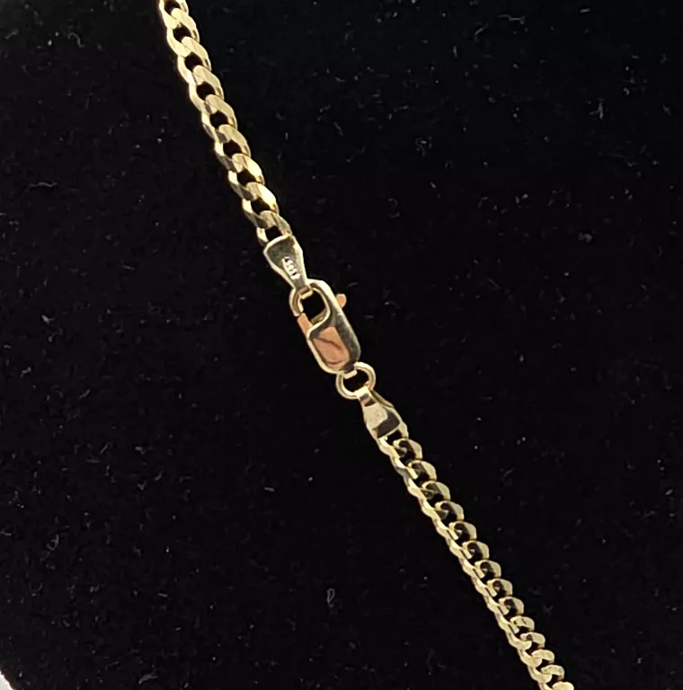 ZŁOTY ŁAŃCUSZEK PANCERKA  14K./9.58G./60CM.