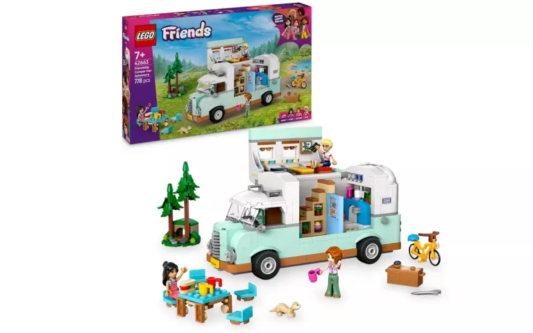 LEGO FRIENDS 42663 PRZYGODA W KAMPERZE PRZYJACIÓŁ SUPER ZESTAW 778 EL