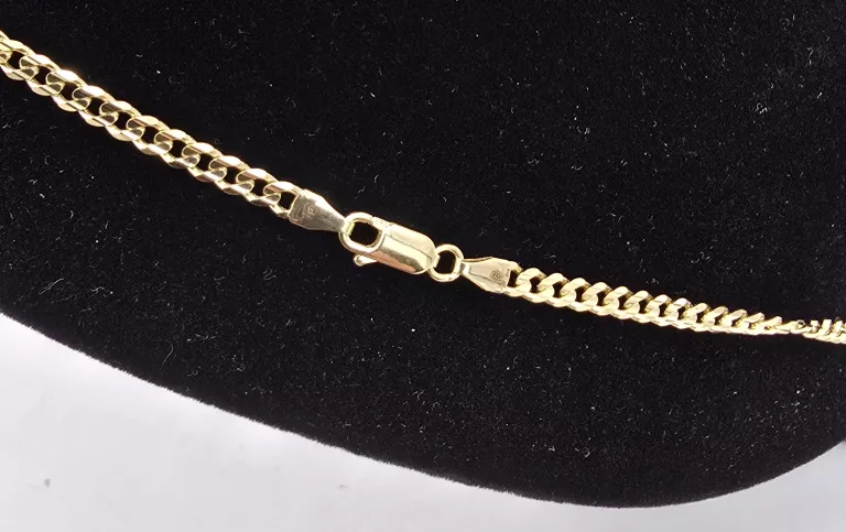 ZŁOTY ŁAŃCUSZEK PANCERKA  14K./9.58G./60CM.