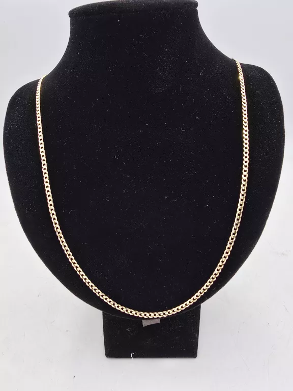 ZŁOTY ŁAŃCUSZEK PANCERKA  14K./9.58G./60CM.