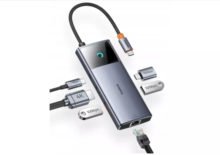 BASEUS HUB 6 W 1 USB C Z 4K 60 HZ HDMI