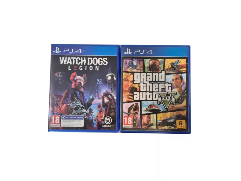 GRA NA PS4 WATCH DOGS LEGION + GTA 5 GRAND THEFT AUTO V