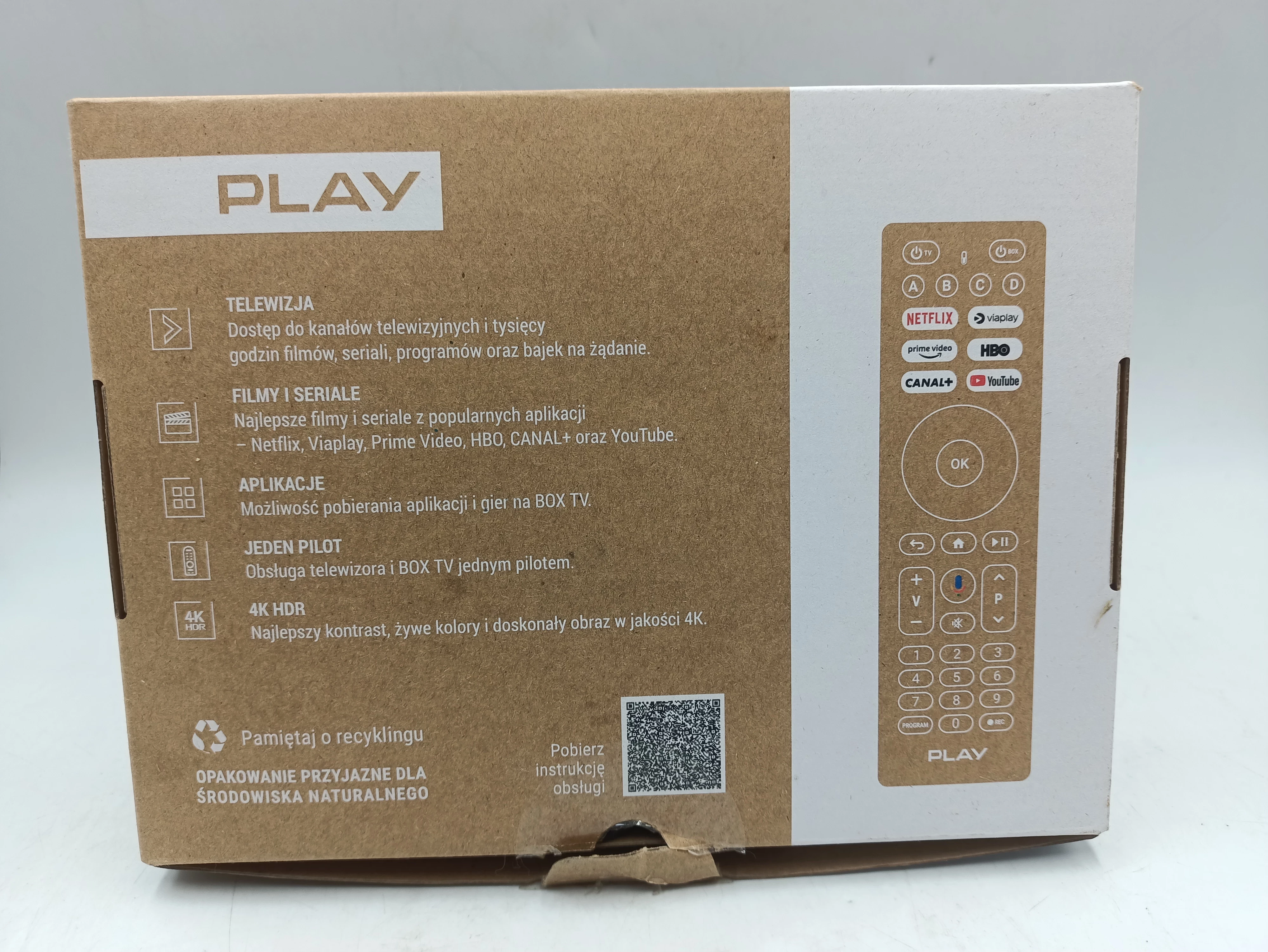 DEKODER 4K PLAY BOX TV DV8990-T2/C KOMPLET | Akcesoria do telewizorów ...