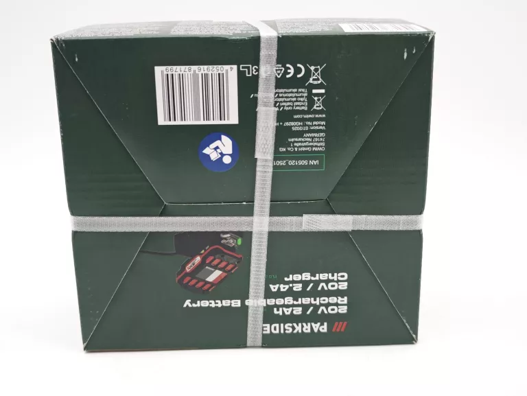 AKUMULATOR+ ŁADOWARKA LI-ION PARKSIDE 20 V 2 AH