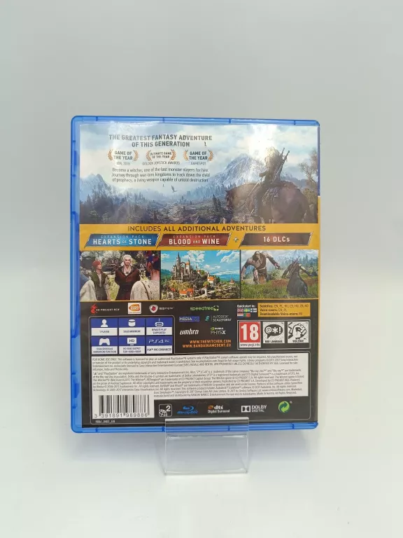 GRA PS4 WIEDŹMIN 3 DZIKI GON GOTY DLC