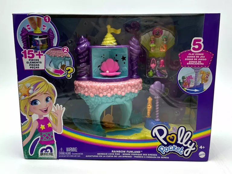 MATTEL POLLY POKET PRZEJAŻDZKI JEDNOROŻCEM GYK41