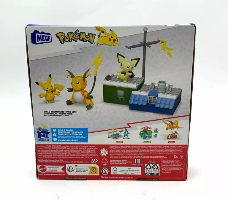 ZESTAW KLOCKÓW MEGA - EWOLUCJA PIKACHU HKT23 159 EL.