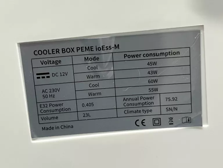 LODÓWKA TURYSTYCZNA PEME ICE-ON ESSENTIAL 23L 12/230V