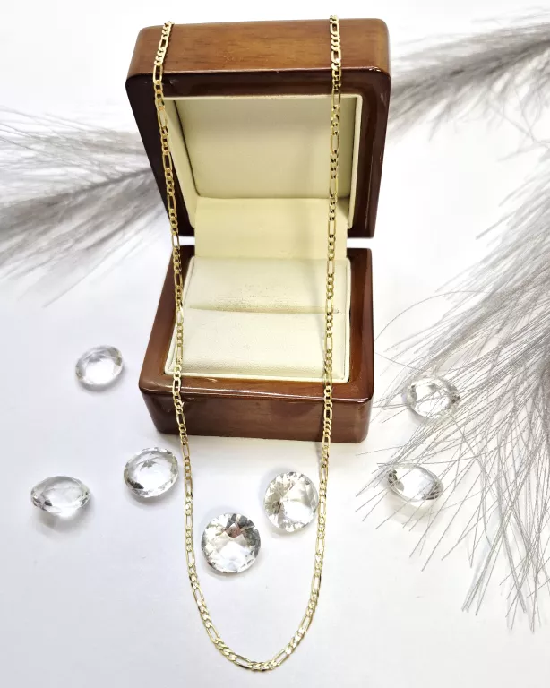 PIĘKNY ZŁOTY ŁAŃCUSZEK SPLOT FIGARO PR. 585