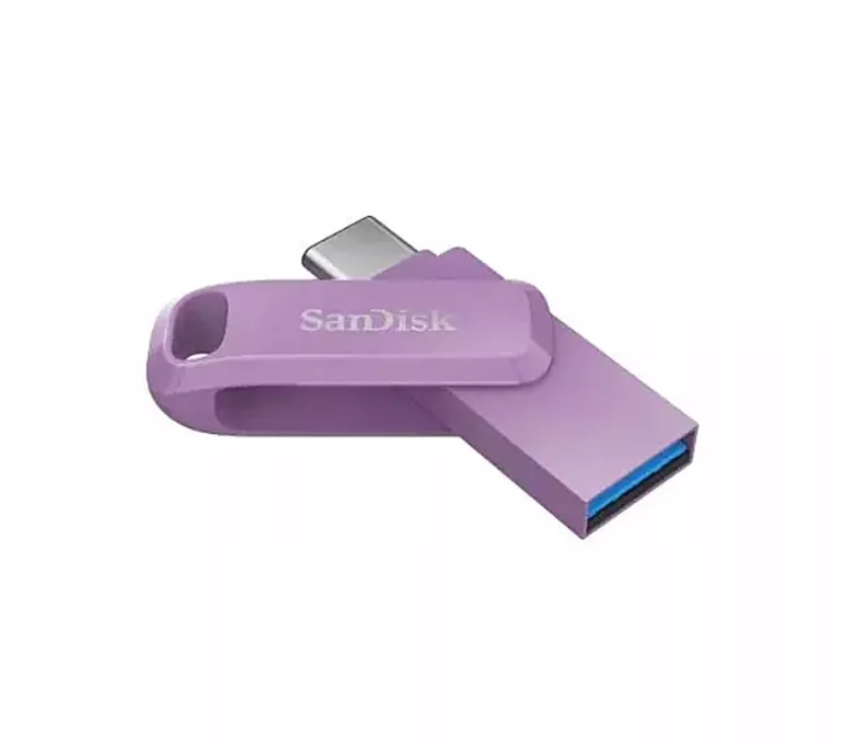 PENDRIVE SANDISK DUAL DRIVE GO 64GB USB-C 150 MB/S FIOLETOWY 619659204266