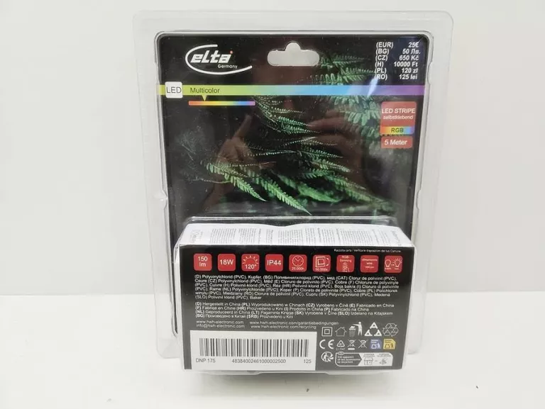 TAŚMA LED 5M ELTA RGB