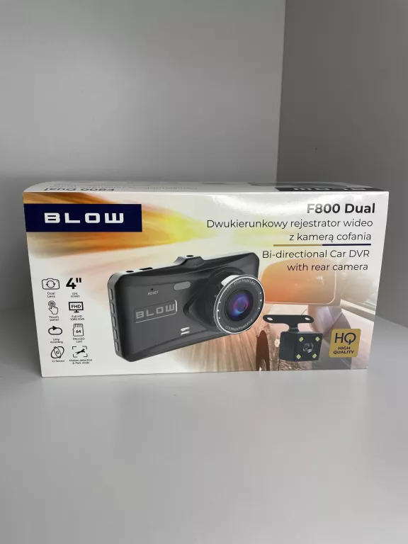 WIDEOREJESTRATOR BLOW F800 DUAL KOMPLET