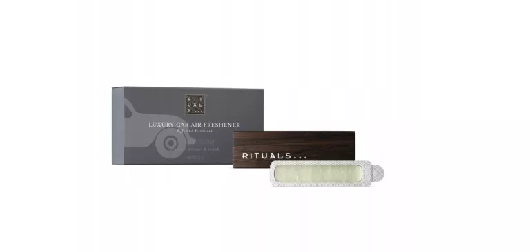 RITUALS - ZAPACH DO SAMOCHODU - ARABIAN AMBER& MUSK , 2X3G + DREWNIANE ETU