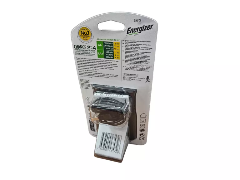 ZESTAW ENERGIZER - ŁADOWARKA BASE + 4X AKUMULATORKI UNIVERSAL AA 1300MAH