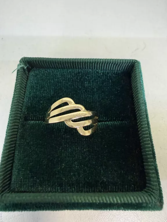 PIĘKNY ZŁOTY PIERŚCIONEK ROZMIAR 16 P585