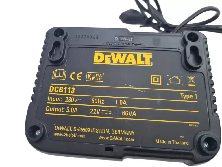 SZLIFIERKA KĄTOWA AKUMULATOROWA DEWALT DCG405 +AKU+ ŁAD+ TORBA
