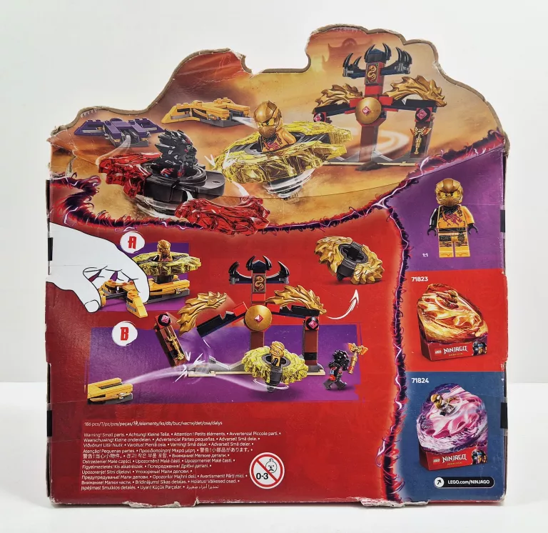 LEGO NINJAGO 71826 SMOCZE SPINJITZU ZESTAW BITEWNY 6+