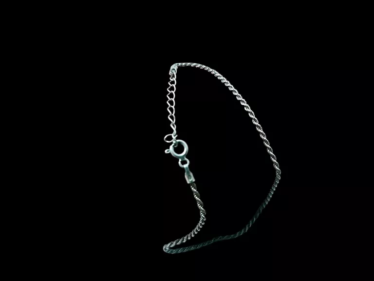 SREBRNA BRANSOLETKA SKRĘCANA 1,74G 925 D