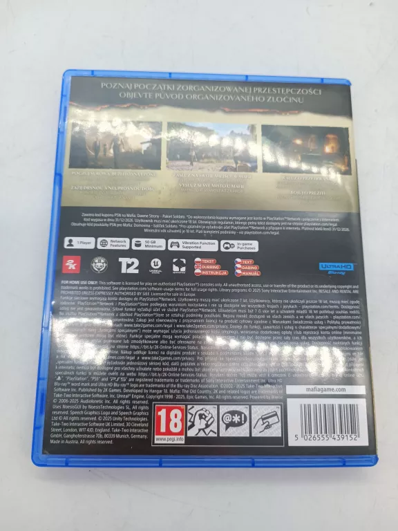 GRA NA PS5 MAFIA THE OLD COUNTRY