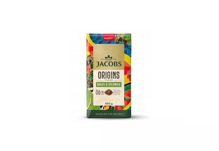 KAWA MIELONA JACOBS ORIGINS FUSION BRAZIL&COLOMBIA 450G