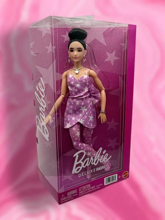 barbie-deluxe-lalka-rozowy-stroj-w-gwiazdki-upiete-wlosy-jjn71-krzywoustego-324-wroclaw