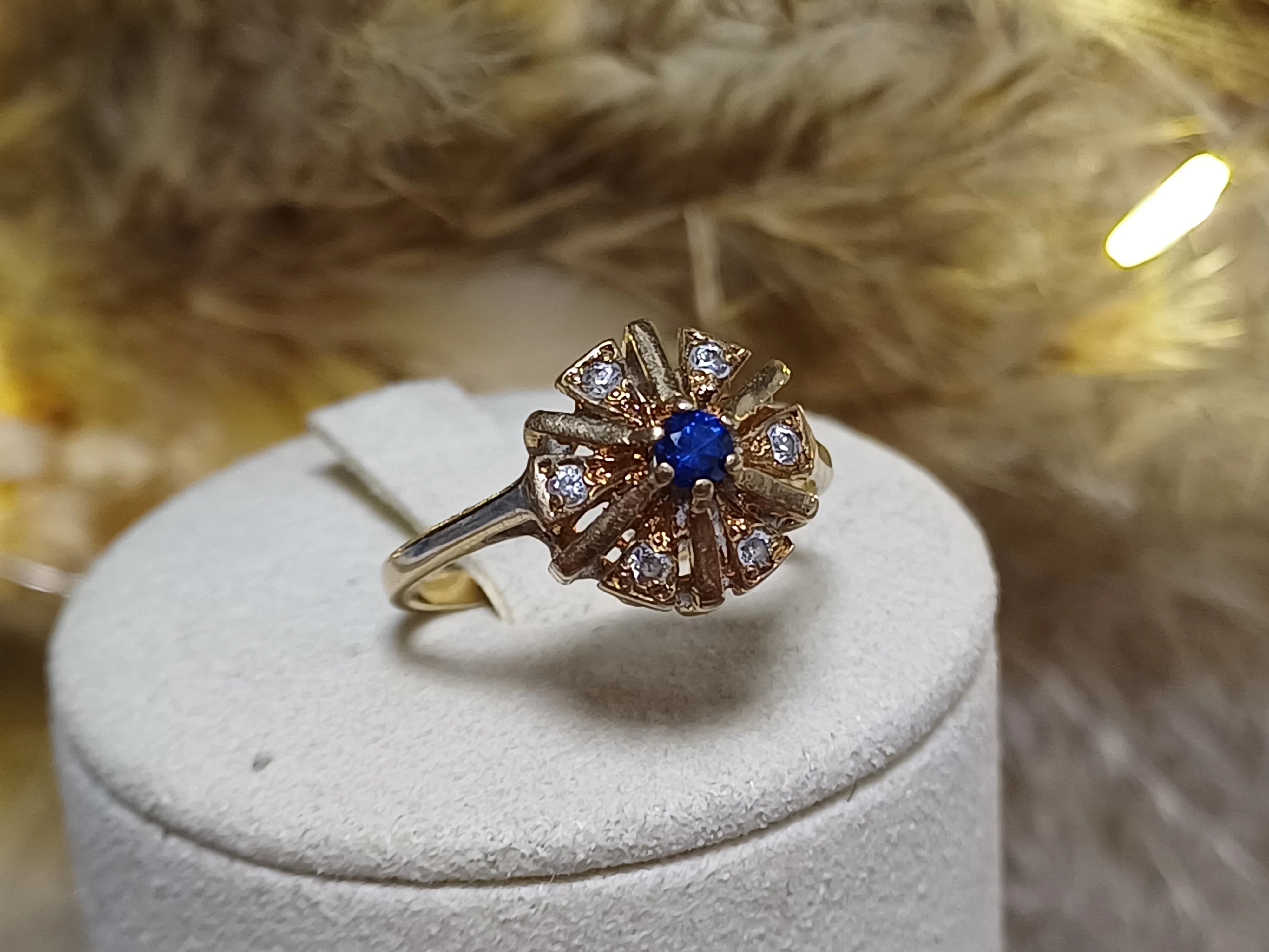 piekny-zloty-pierscionek-z-chabrowym-oczkiem-p585-rozmiar-13-stan-11323-2