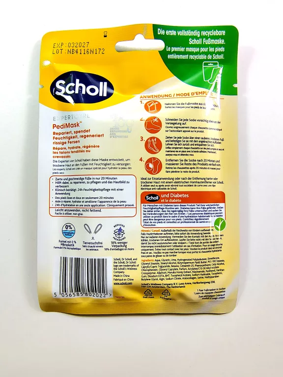 scholl-expert-care-pedimask-maska-do-stop-z-miodem-manuka-ean-gtin-5056585802022