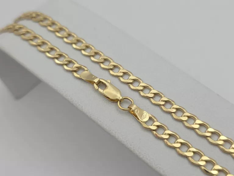 ZŁOTY ŁAŃCUSZEK SPLOT: PANCERKA - 585 14K 50CM 7,35G