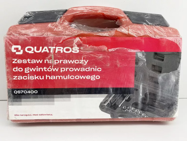 QUATROS KOMPLET NAPRAWCZY DO GWINTÓW PROWADNIC ZACISKU HAMULCOWEGO QS70400