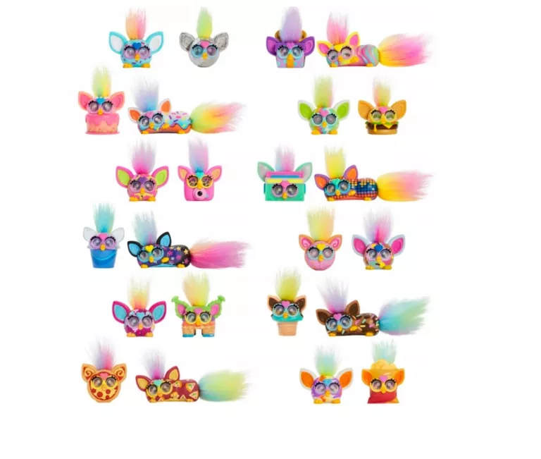 FURBISIE MINI FURBY MINIS FIGURKI KOLEKCJONERSKIE 2SZT MINI MASKOTKA